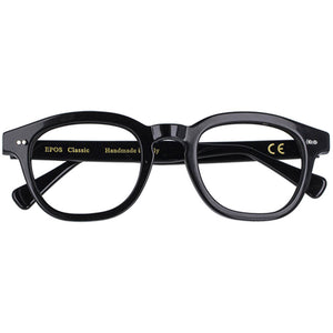 eyewear epos bronte 4 black shine hand made in italy