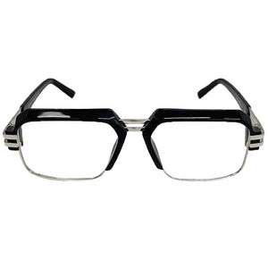 eyewear cazal black and silver model 6018 002 