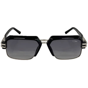 cazal sunglasses silver black with grey gradient lenses
